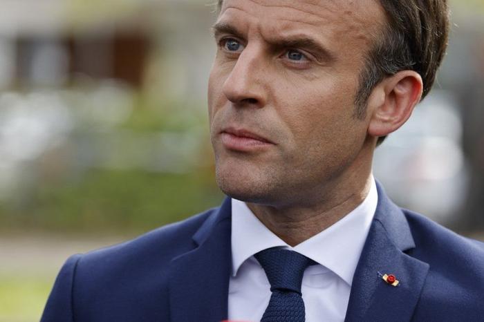 Emmanuel Macron portrait AFP