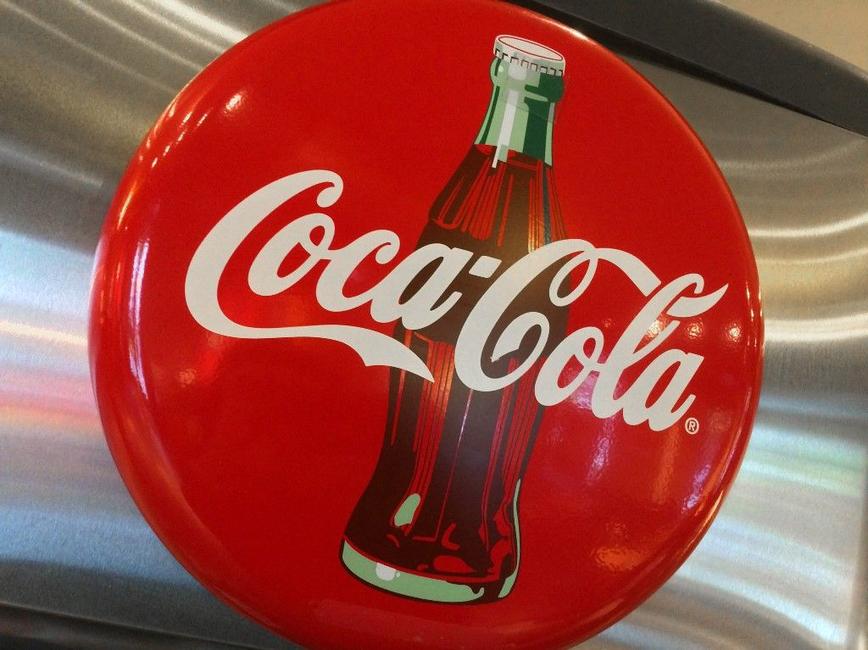 Coca-Cola logo bouteille AFP