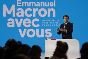 Emmanuel Macron programme AFP