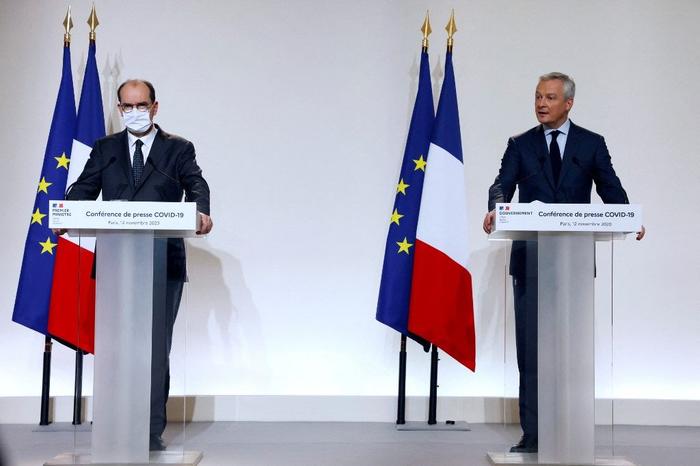 Jean Castex Bruno Le Maire AFP