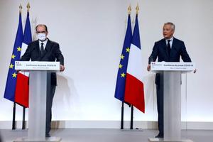 Jean Castex Bruno Le Maire AFP