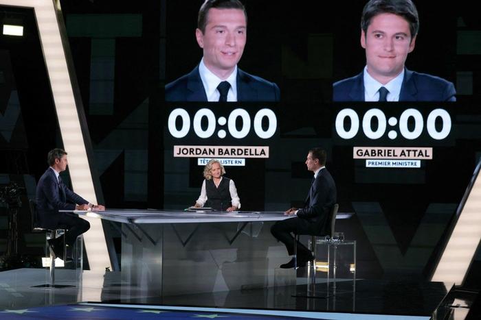 Gabriel Attal Jordan Bardella AFP