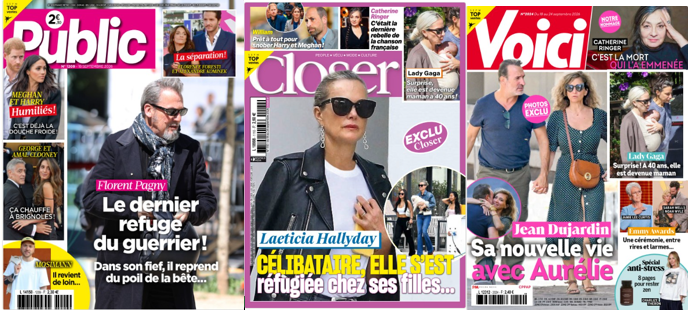 Florence Foresti & Alexandre Kominek s'éloignent, Tom Cruise & Taylor Swift se rapprochent; Laeticia Hallyday noie son célibat chez ses filles, Lady Gaga & Vianney ont un bébé; Le frère de Diana part à la chasse à Charles, Angelina Jolie à l'homme