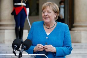 Angela Merkel Elysée AFP