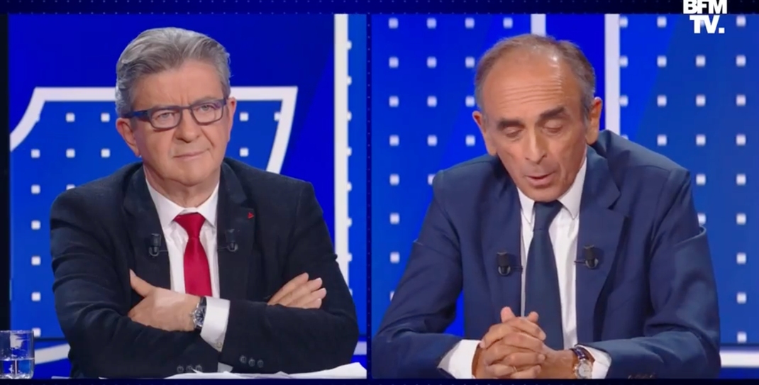 Mélenchon face à Zemmour