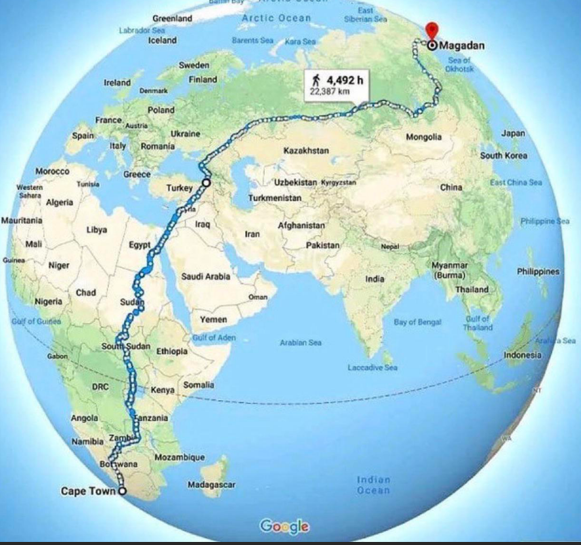 La plus longue route pédagogique du monde.