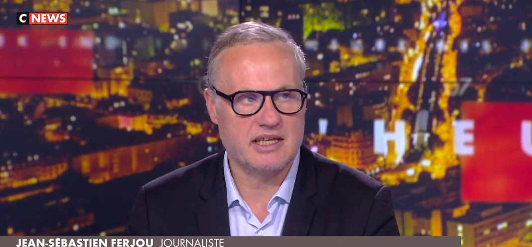 Jean-Sébastien Ferjou sur le plateau de CNews (image d'illustration).