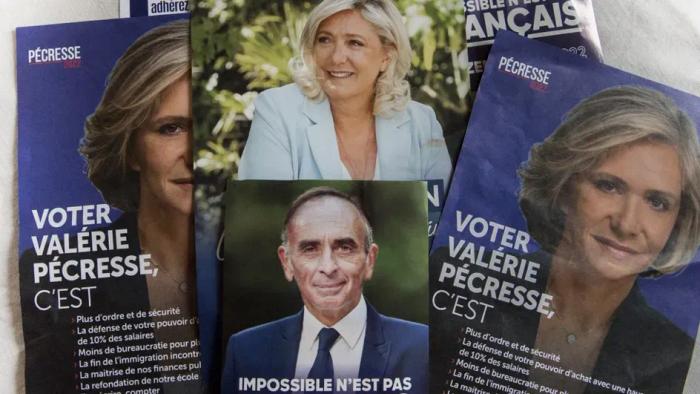 Eric Zemmour Marine Le Pen Valérie Pécresse AFP