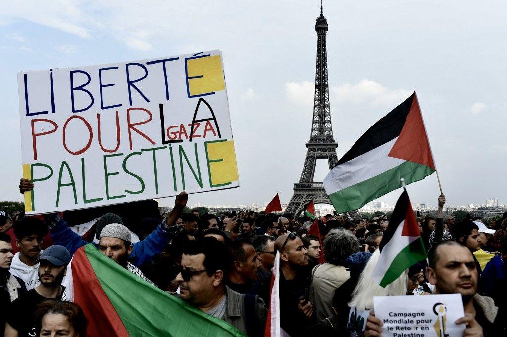 manifestation Palestine AFP