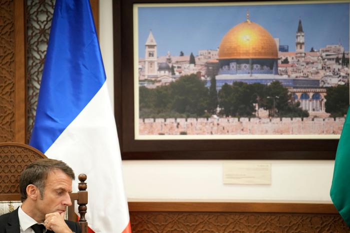 Macron Palestine - AFP