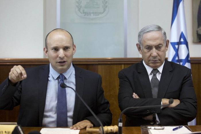 Naftali Bennett Benyamin Netanyahou AFP