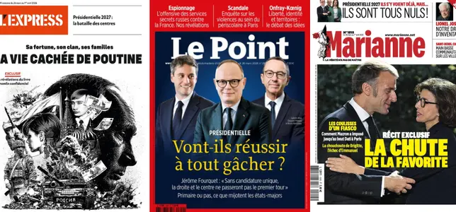 Revue de presse hebdos du 27 mars 2026