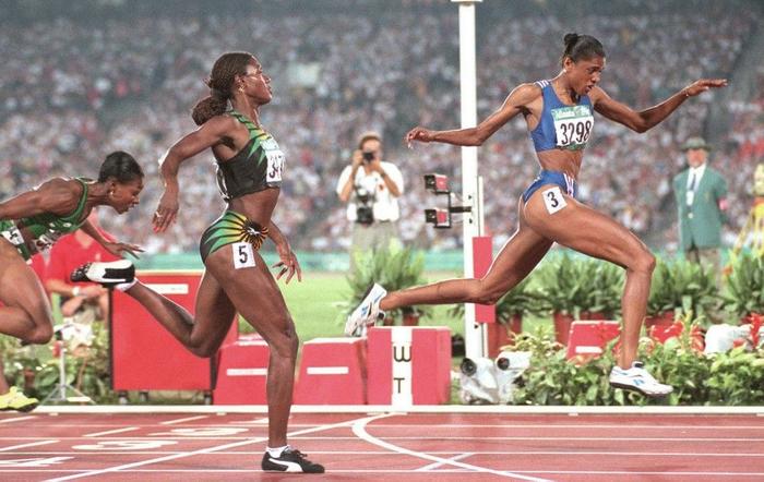 Marie-José Pérec Atlanta 1996 AFP