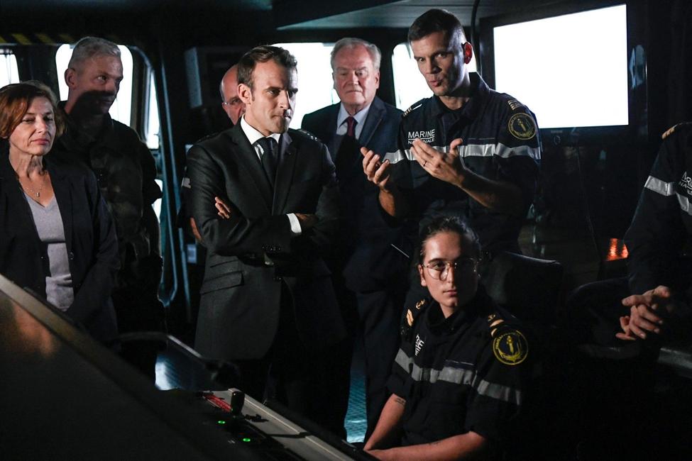 Emmanuel Macron Charles de Gaulle AFP