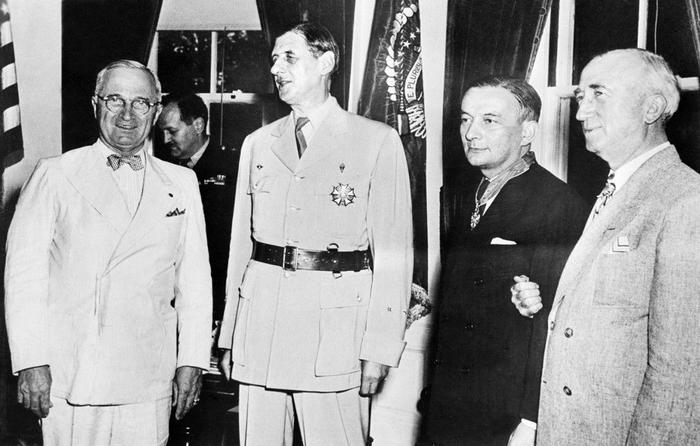 Georges Bidault De Gaulle AFP