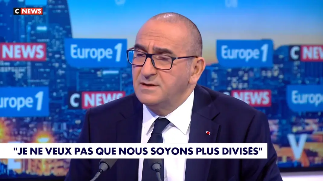 Laurent Nuñez sur le plateau de CNEWS.