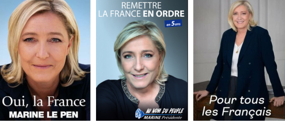 affiches Marine Le Pen