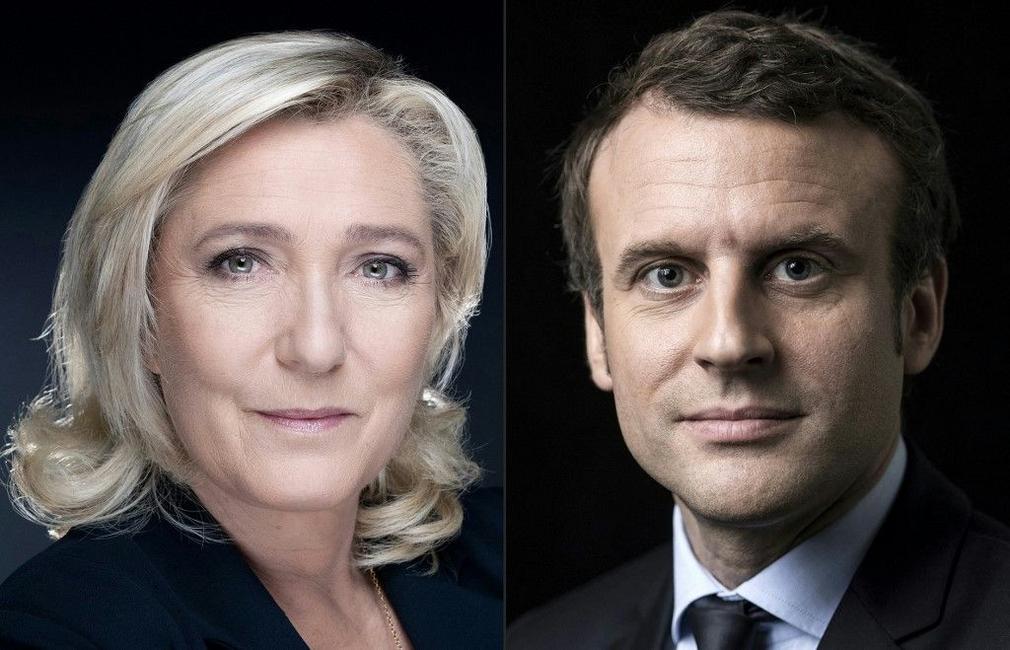 Marine Le Pen Emmanuel Macron AFP