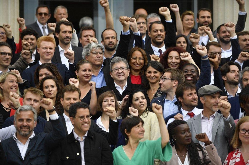 Nupes députés jJean-Luc Mélenchon AFP