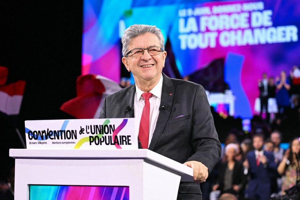 Jean-Luc Mélenchon Europe AFP