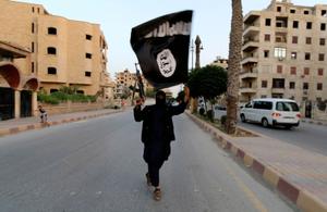 Un combattant de l'Etat islamique en Irak