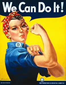 We can do it, affiche de la seconde guerre mondiale sur l'engagement féminin.