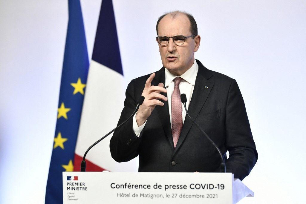 Jean Castex conférence de presse AFP
