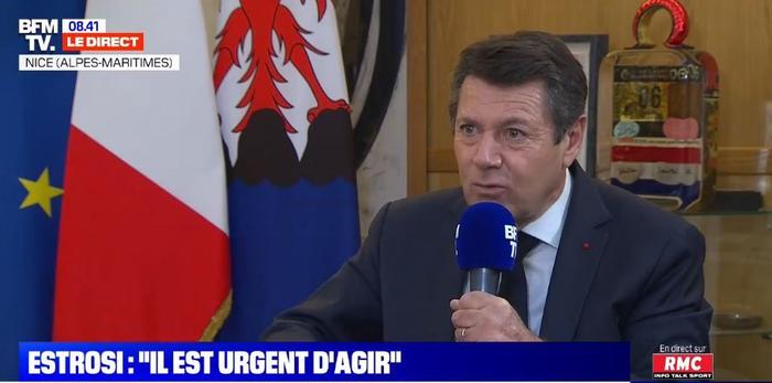 Christian Estrosi Nice BFMTV 23 février