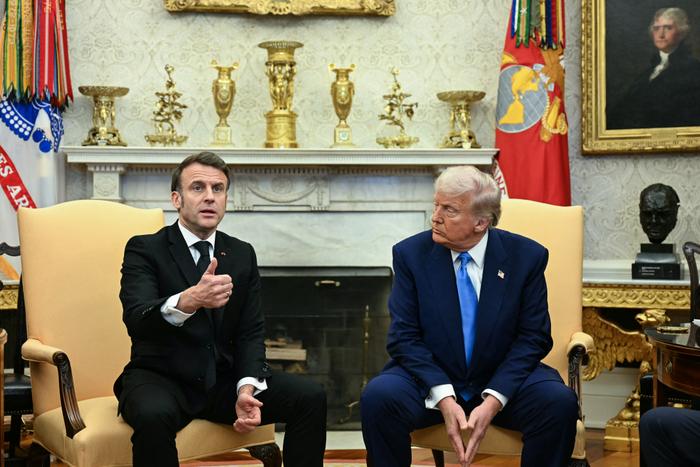 Emmanuel Macron et Donald Trump à la Maison Blanche