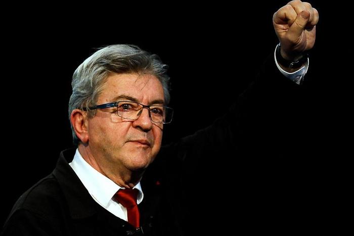 Jean-Luc Mélenchon portrait AFP