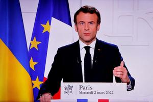 Emmanuel Macron Ukraine AFP