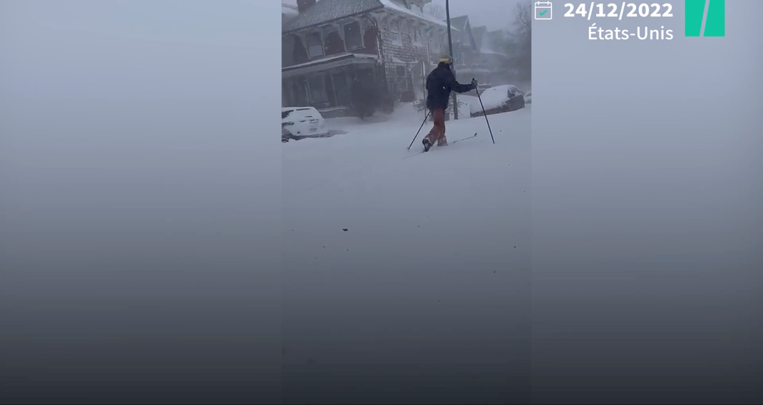 Tempête de neige hivernale États-Unis