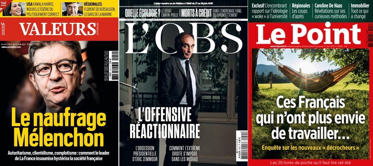 revue de presse des hebdos 17 juin