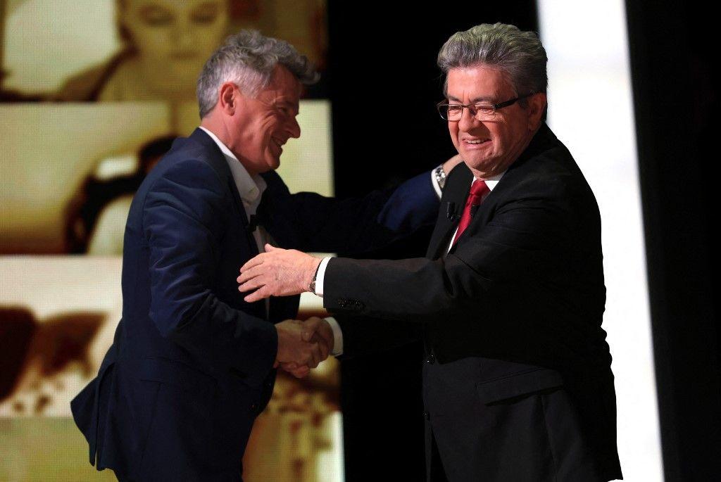 Fabien Roussel Jean-Luc Mélenchon AFP