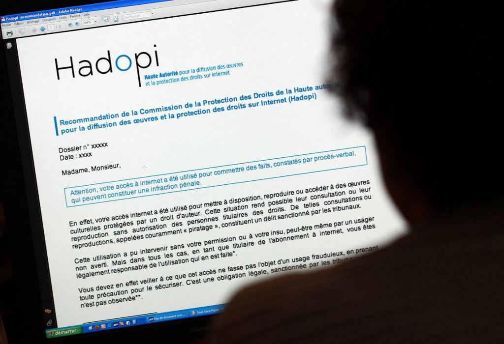 Hadopi AFP