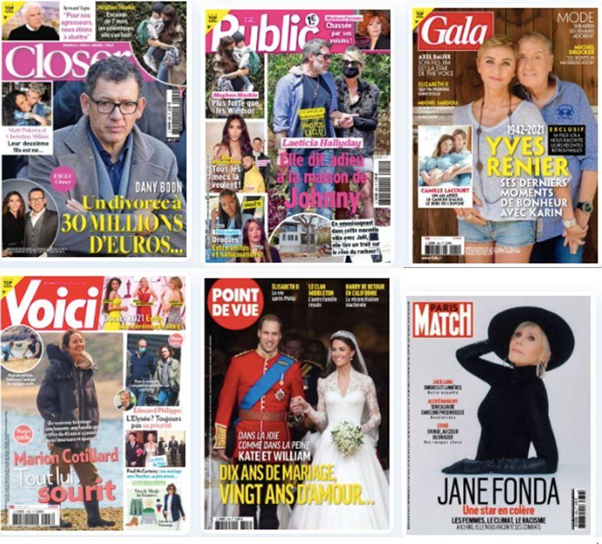 revue de presse people 1er mai 2021