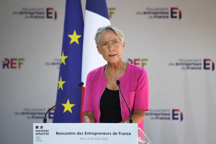 Elisabeth Borne Medef AFP