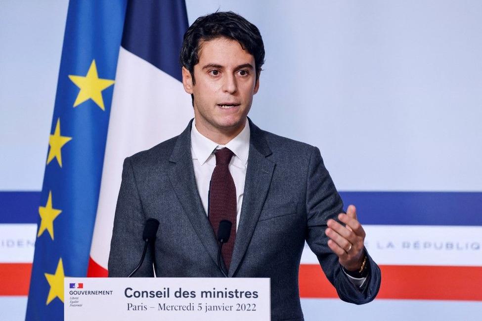 Gabriel Attal conférence de presse AFP