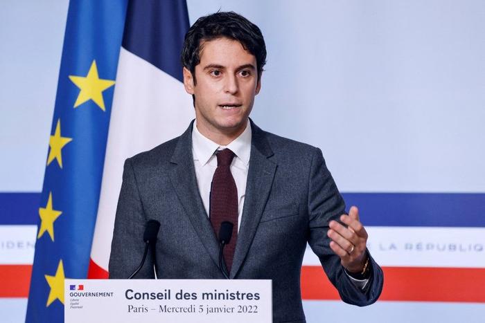 Gabriel Attal conférence de presse AFP