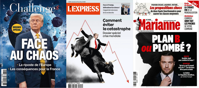 Challenges voit la Chine vainqueur de la crise des tarifs, L’Express sait comment les contourner; Marianne dénonce un racket gazier