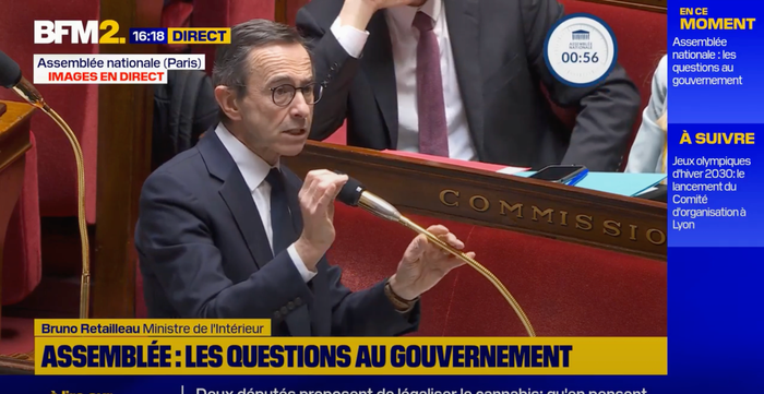 Pour Bruno Retailleau, la légalisation du cannabis, « c'est non »