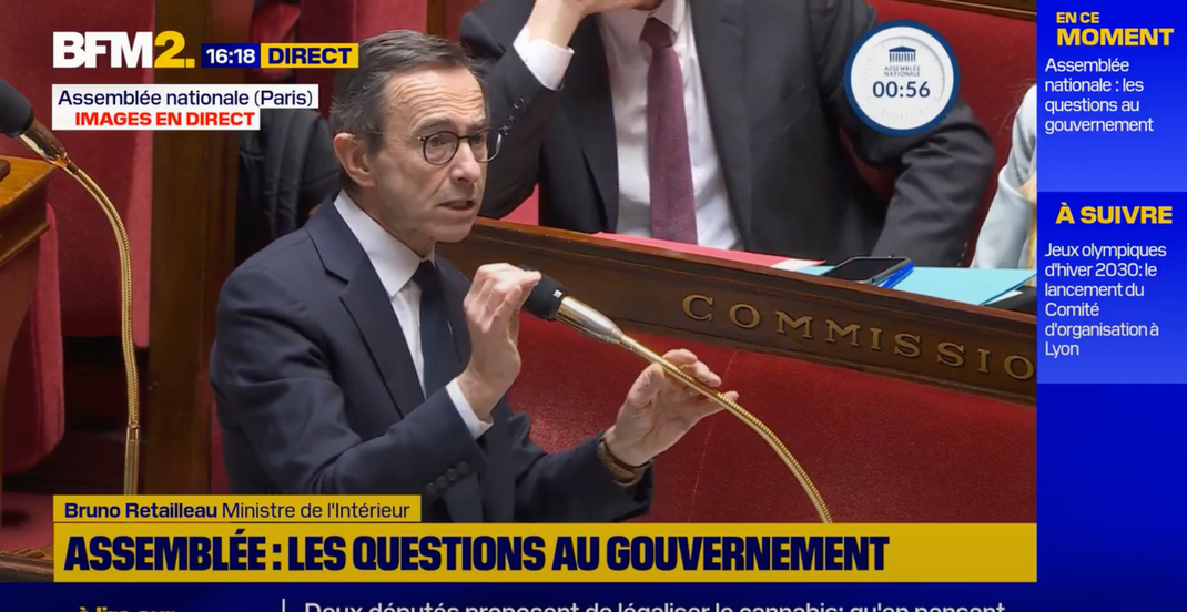 Pour Bruno Retailleau, la légalisation du cannabis, « c'est non »