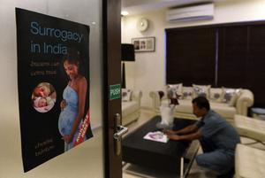 Une clinique pour mères porteuses à New Delhi, en Inde
