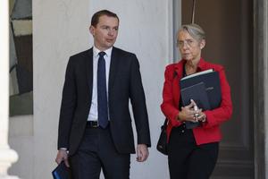 Olivier Dussopt Elisabeth Borne AFP