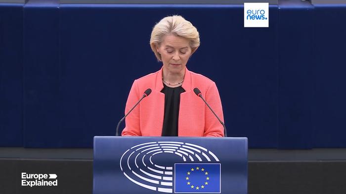 Ursula von der Leyen a évité une motion de censure déposée par l'extrême droite mais le vote a révélé des dissensions dans sa majorité.