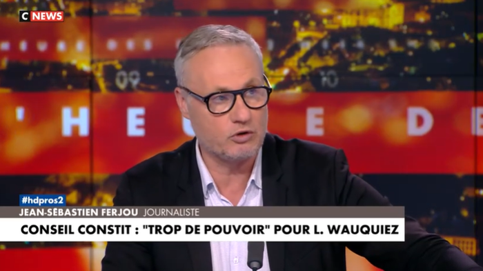 Le directeur de la publication d'Atlantico sur le plateau de CNews.