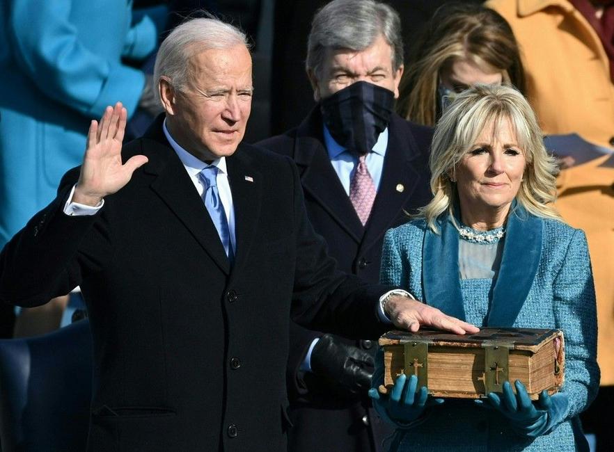 Joe Biden investiture Bible AFP