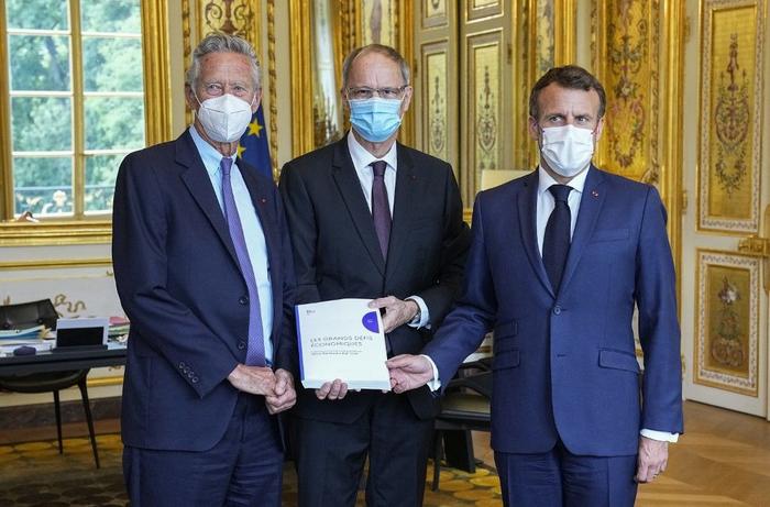 Emmanuel Macron Jean Tirole rapport AFP