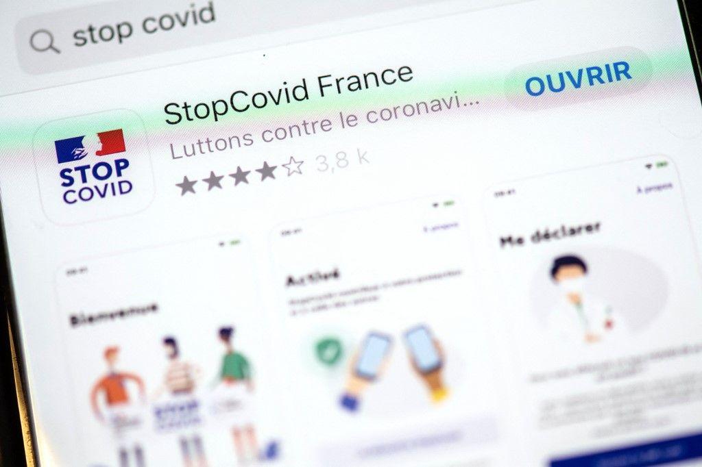 StopCovid application AFP