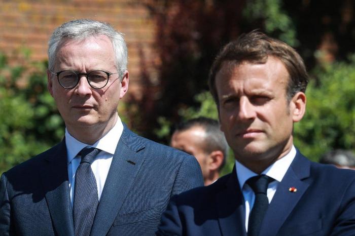 Emmanuel Macron Bruno Le Maire AFP